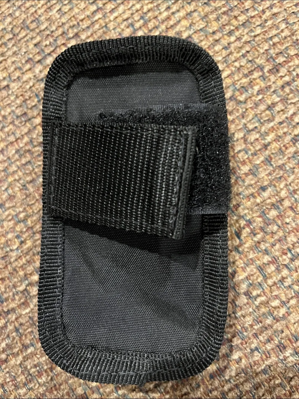 Eastpak Black & Gray Camo Phone Holster with Red Logo vintage